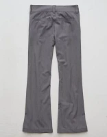 Pantalon évasé à taille basse extensible AE
