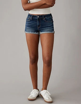 Short court en denim à taille basse Next Level AE