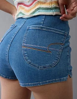 Microshort en denim Next Level fierté AE