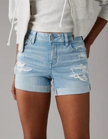 Short mi-long en denim déchiré Next Level AE