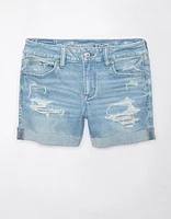 Short mi-long en denim déchiré Next Level AE