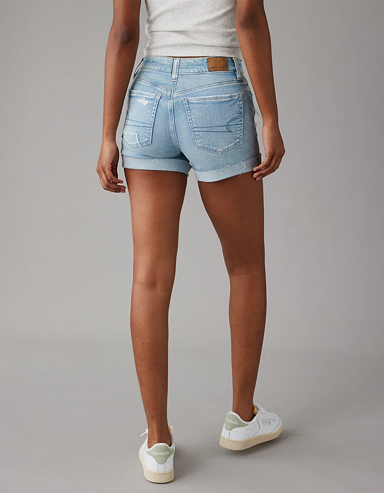 Short mi-long en denim déchiré Next Level AE