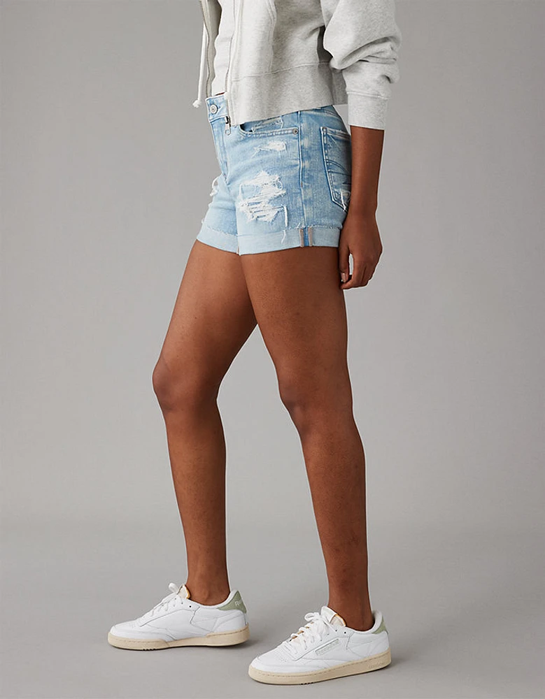 Short mi-long en denim déchiré Next Level AE