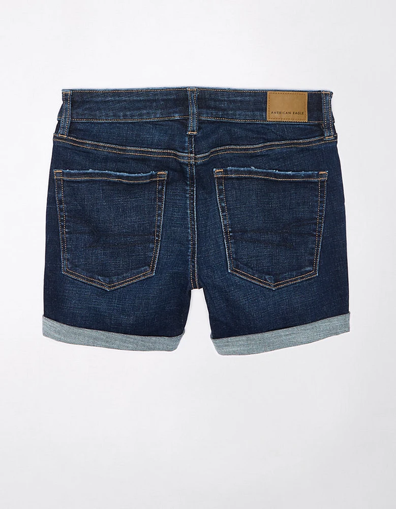 Short mi-long en denim à taille basse Next Level AE