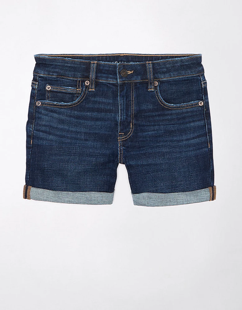 Short mi-long en denim à taille basse Next Level AE