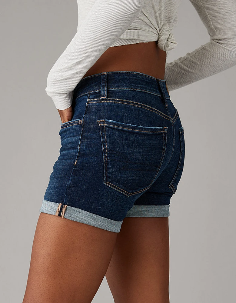 Short mi-long en denim à taille basse Next Level AE