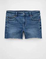 Short mi-long en denim à taille basse Next Level AE