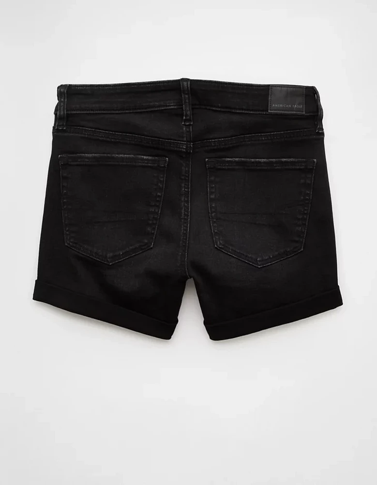AE Next Level Low-Rise Denim Midi Short