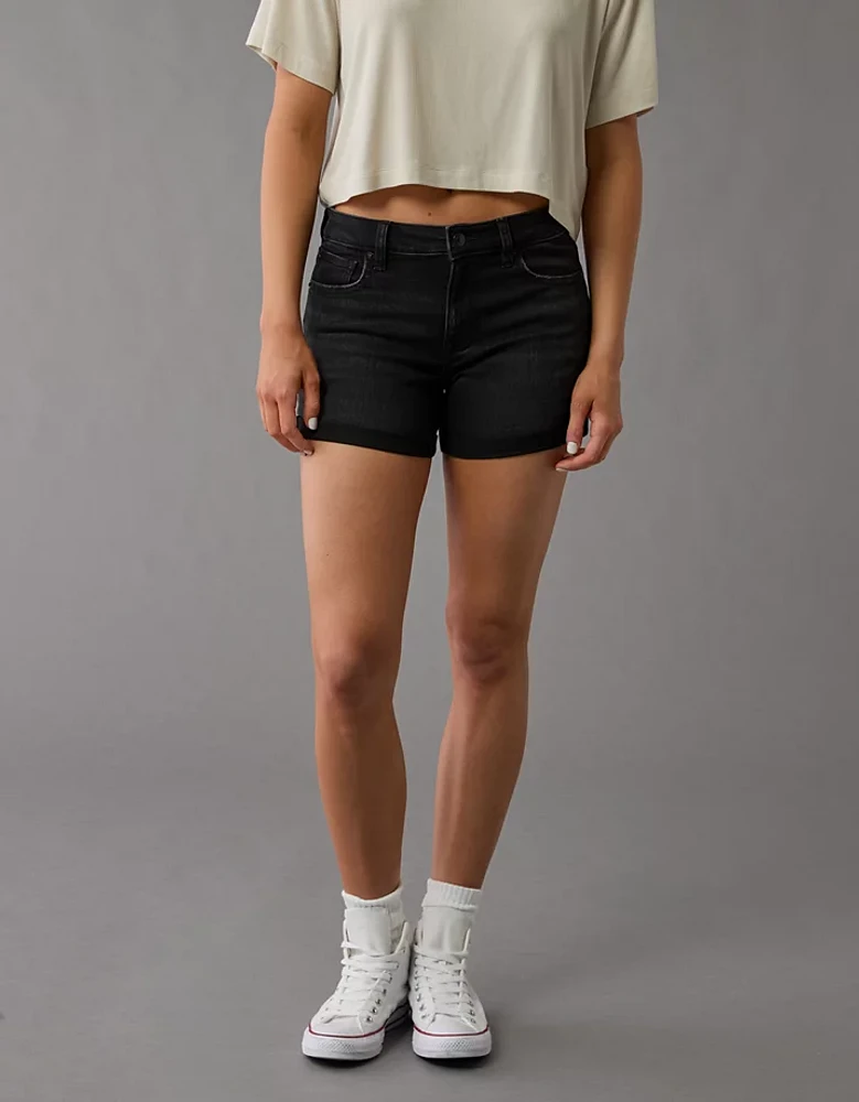 AE Next Level Low-Rise Denim Midi Short