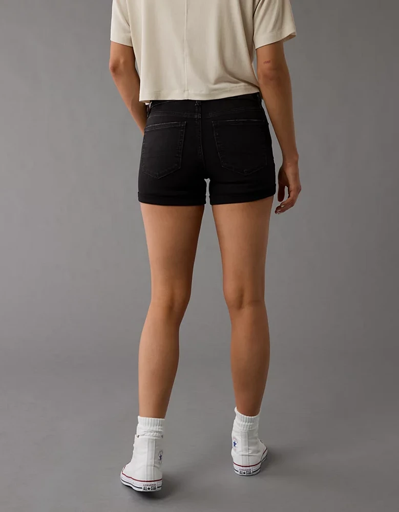 AE Next Level Low-Rise Denim Midi Short