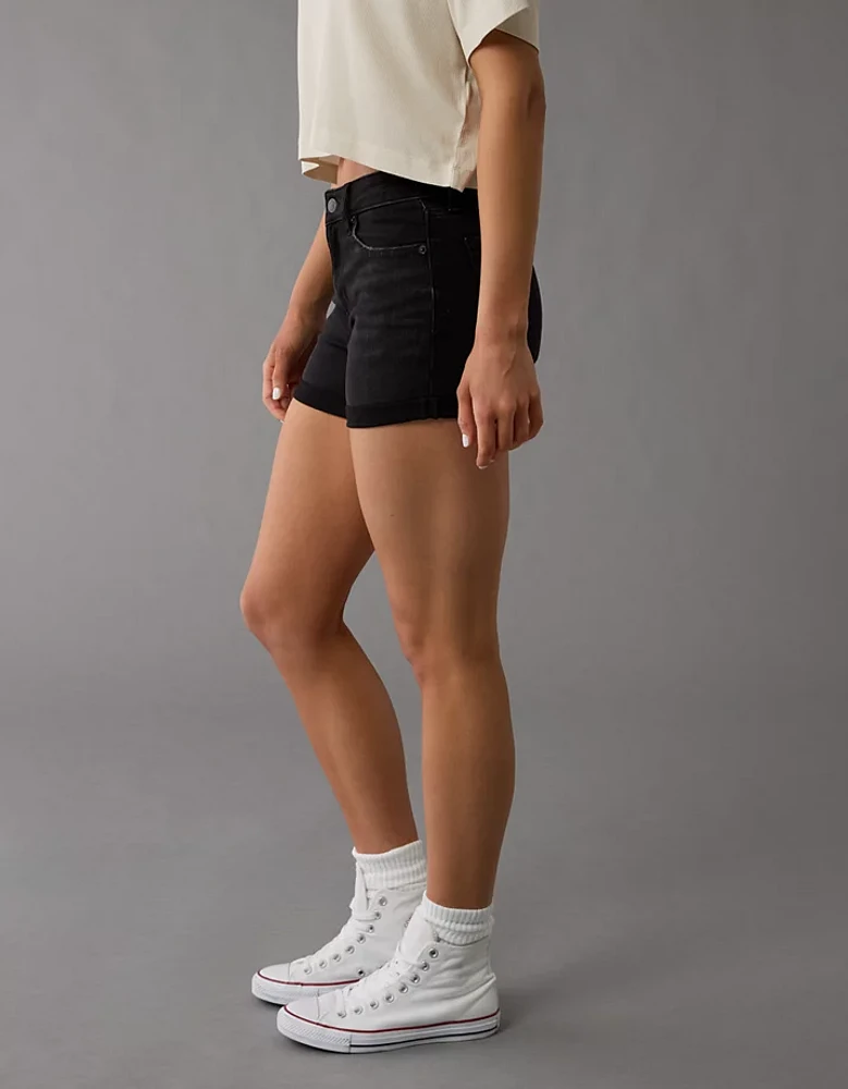 AE Next Level Low-Rise Denim Midi Short
