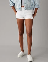 Short court en denim à taille haute Next Level AE