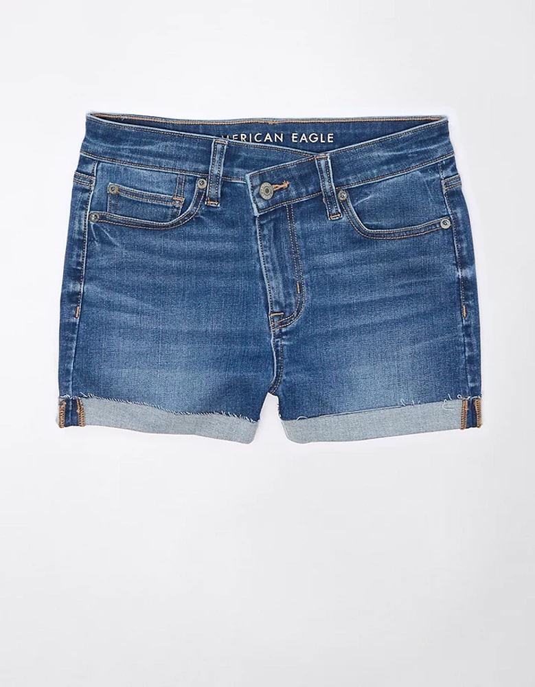 Short court en denim à taille haute Next Level AE