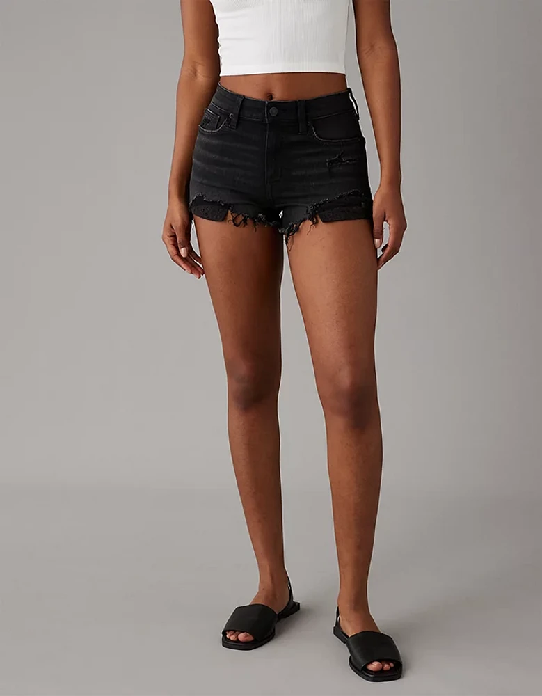 AE Next Level High-Waisted Denim Short