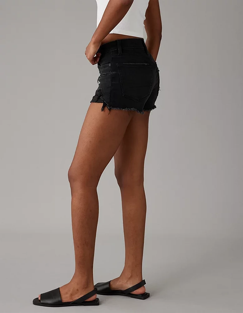 AE Next Level High-Waisted Denim Short