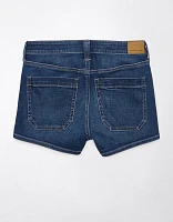 Short court en denim à taille haute Next Level AE