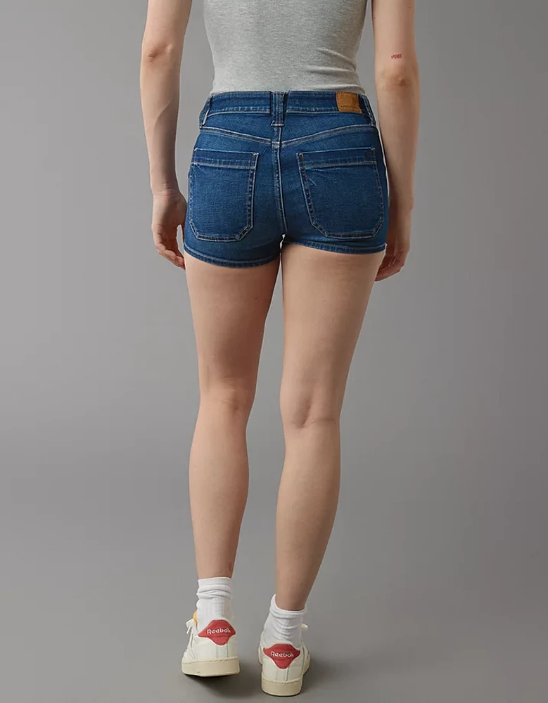 Short court en denim à taille haute Next Level AE