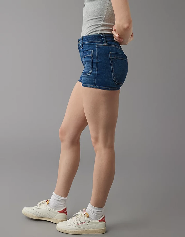 Short court en denim à taille haute Next Level AE