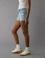 AE Next Level Ripped High-Waisted Denim Short