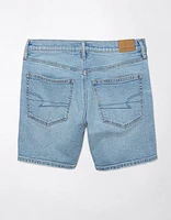 Short décontracté déchiré de 6 po à taille très haute en denim extensible et rigide AE