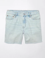 Short décontracté à taille très haute de 6 po en denim extensible et rigide AE