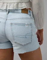 AE Strigid Ripped Super High-Waisted Relaxed Denim Short