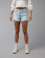 AE Strigid Ripped Super High-Waisted Relaxed Denim Short