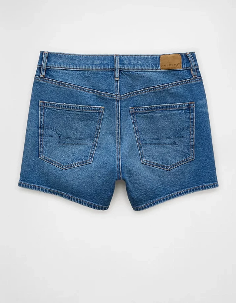 AE Strigid Super High-Waisted Relaxed Denim Short