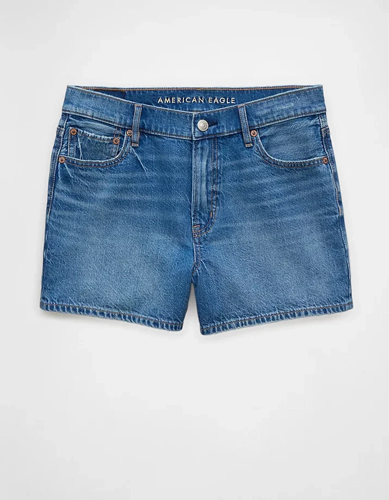 AE Strigid Super High-Waisted Relaxed Denim Short