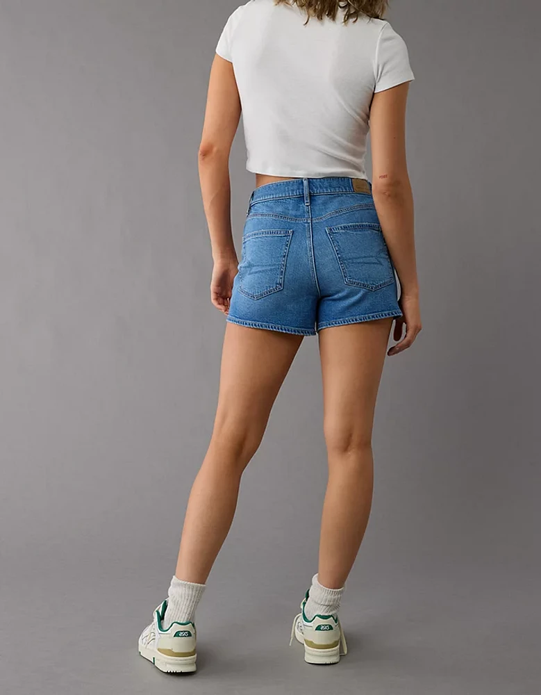 AE Strigid Super High-Waisted Relaxed Denim Short