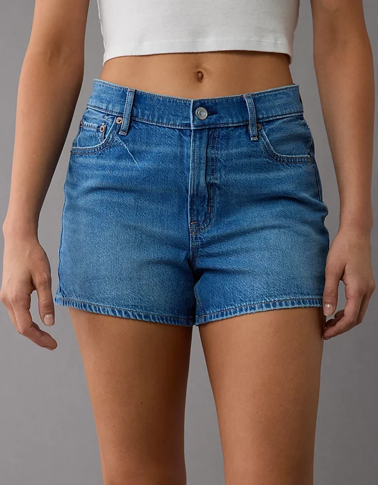 AE Strigid Super High-Waisted Relaxed Denim Short