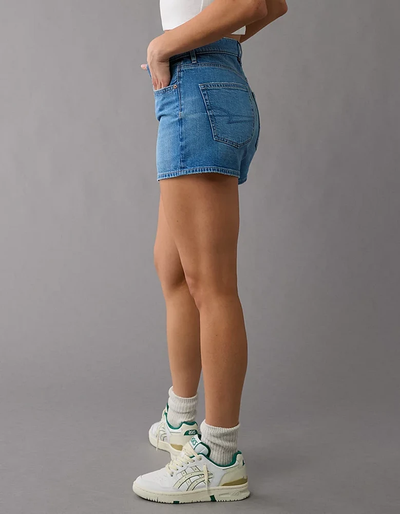 AE Strigid Super High-Waisted Relaxed Denim Short