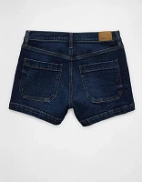 AE Strigid Super High-Waisted Relaxed Denim Short