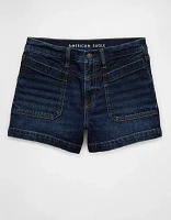 AE Strigid Super High-Waisted Relaxed Denim Short