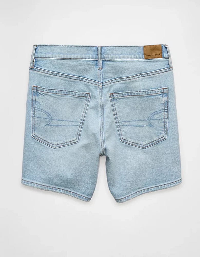 AE Strigid Super High-Waisted 6" Relaxed Denim Short