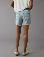 AE 6" Strigid Ripped Super High-Waisted Relaxed Denim Short
