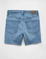 Short décontracté à taille très haute en denim extensible et rigide de 6 po AE