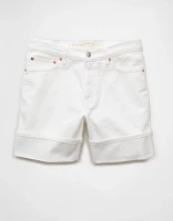 Short décontracté à taille très haute en denim extensible et rigide de 6 po AE