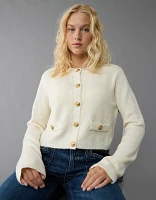 AE Whoa So Soft Crew Neck Lady Cardigan