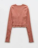 AE Cropped Wrap Cardigan