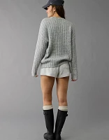 AE Oversized Crew Neck Sweater