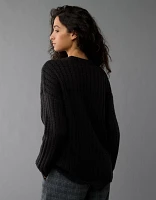 AE Oversized Crew Neck Sweater