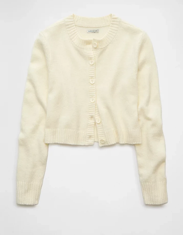 AE Whoa So Soft Easy Crew Neck Cardigan