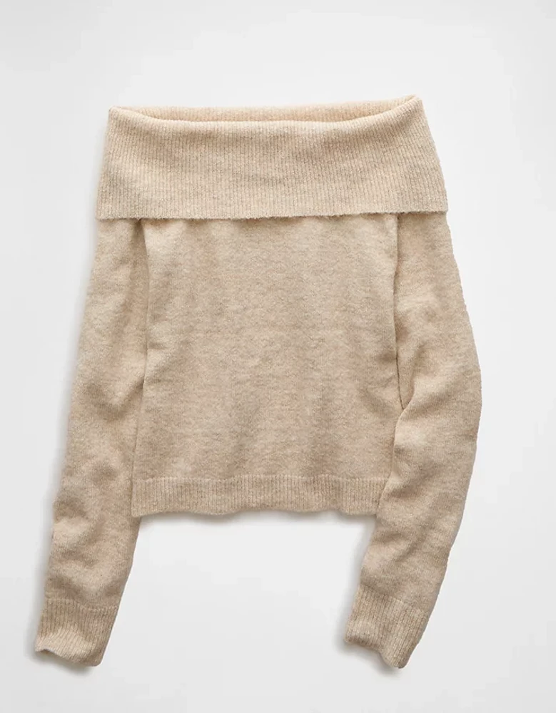 AE Whoa So Soft Off-The-Shoulder Sweater