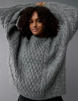 AE Oversized Cable Knit Sweater