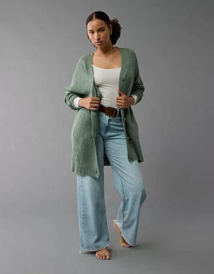 AE Whoa So Soft Oversized Long Line Cardigan