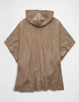 AE Whoa So Soft Hooded Sweater Poncho