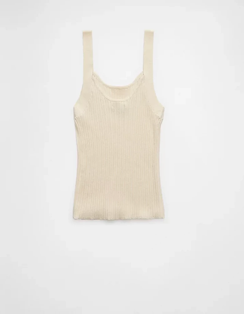 AE Scoop Neck Sweater Tank Top