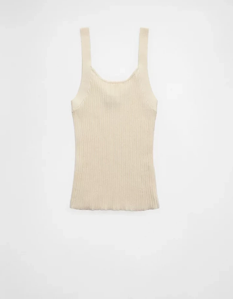 AE Scoop Neck Sweater Tank Top