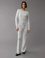 AE Fitted Crew Neck Cardigan